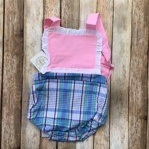 NWT Beaufort Bonnet TBBC Lauderdale Pier Plaid Sally Sunsuit